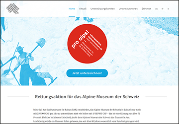 Screenshot Website Pro Alps!